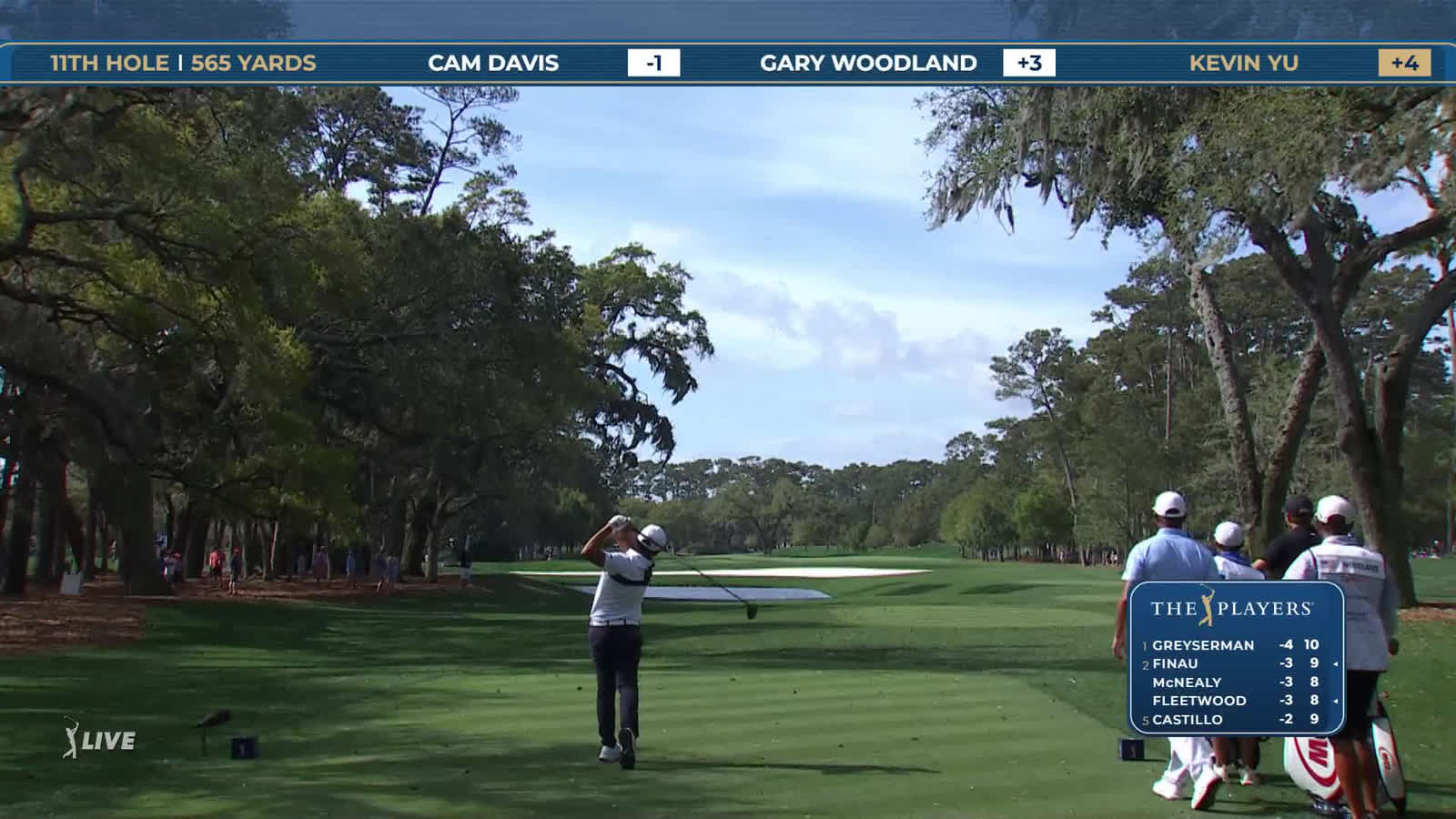 Kevin Yu | Round 1 | 11th hole | Shot 1 | 2026 THE PLAYERS