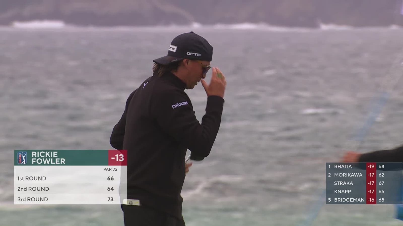 Rickie Fowler | Round 3 | 18th hole | Shot 5 | 2026 AT&T Pebble Beach