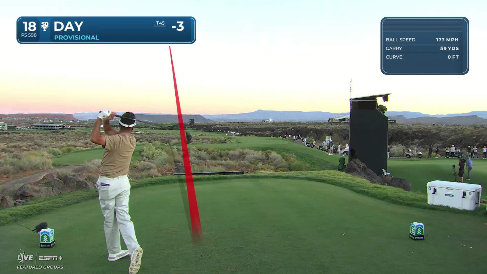 Jason Day | Round 2 | 18th hole | Shot 3 | 2025 Bank of Utah