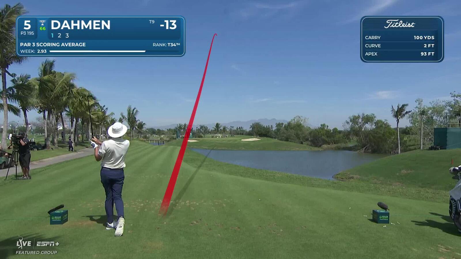 Joel Dahmen | Round 4 | 5th hole | Shot 1 | 2025 Mexico Open