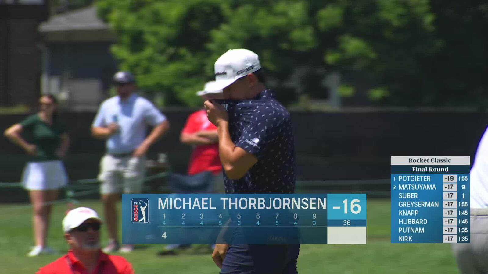 Michael Thorbjornsen | Round 4 | 1st hole | Shot 4 | 2025 Rocket Classic
