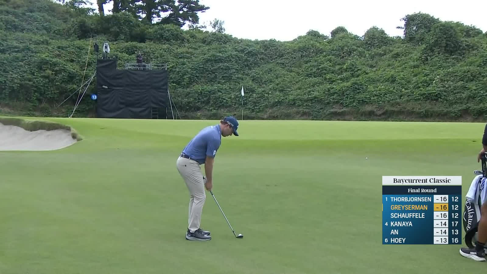 Max Greyserman | Round 4 | 13th hole | Shot 2 | 2025 Baycurrent