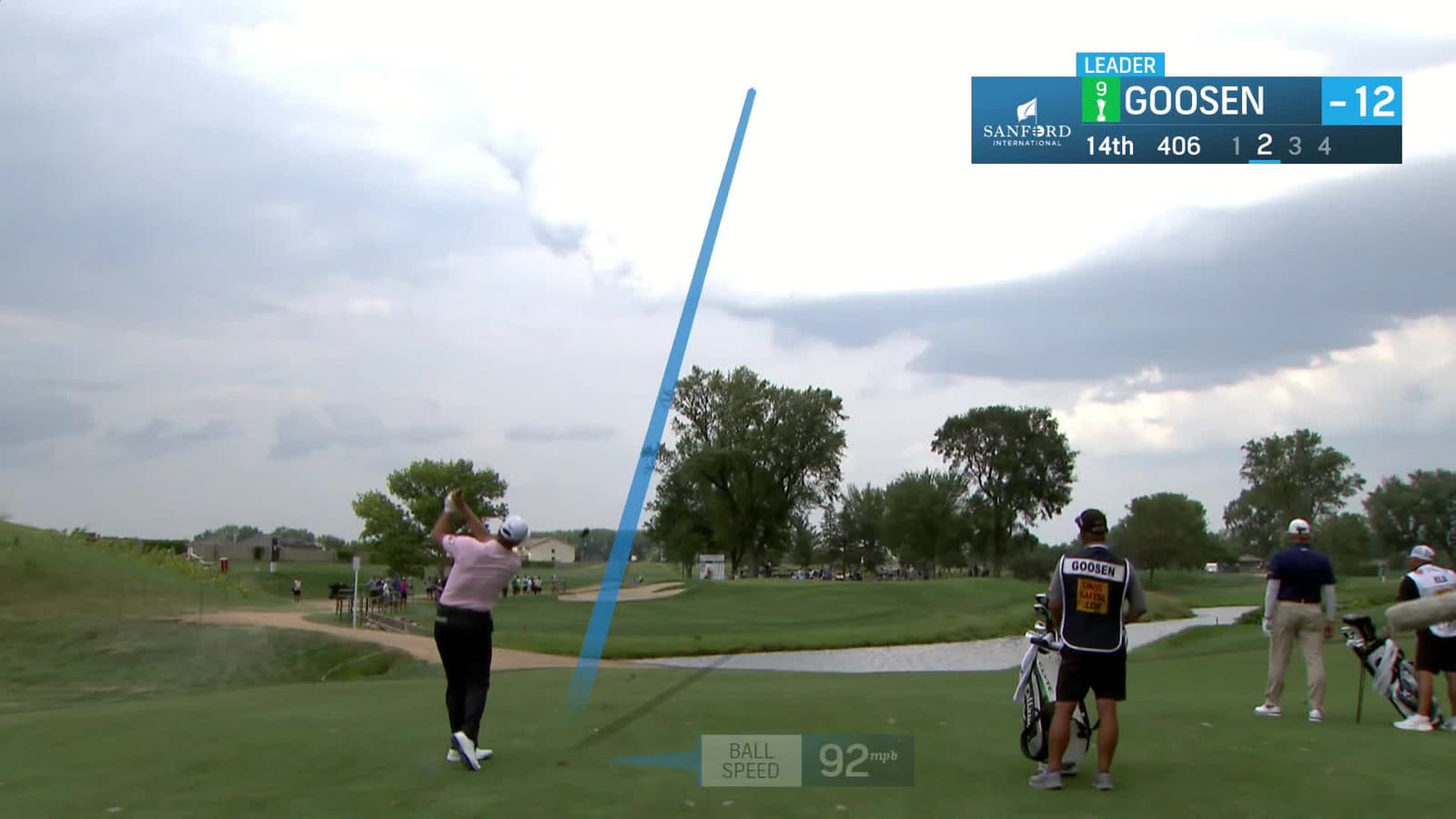 Retief Goosen | Round 3 | 14th hole | Shot 2 | 2025 Sanford Int