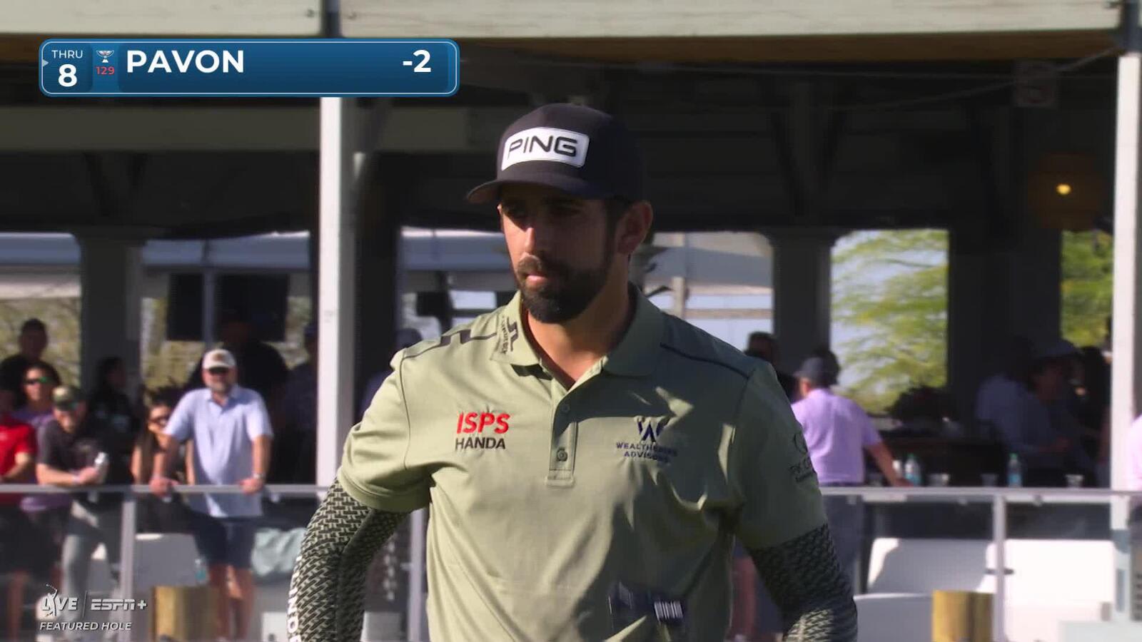 Matthieu Pavon | Round 1 | 17th hole | Shot 4 | 2025 WM Phoenix Open