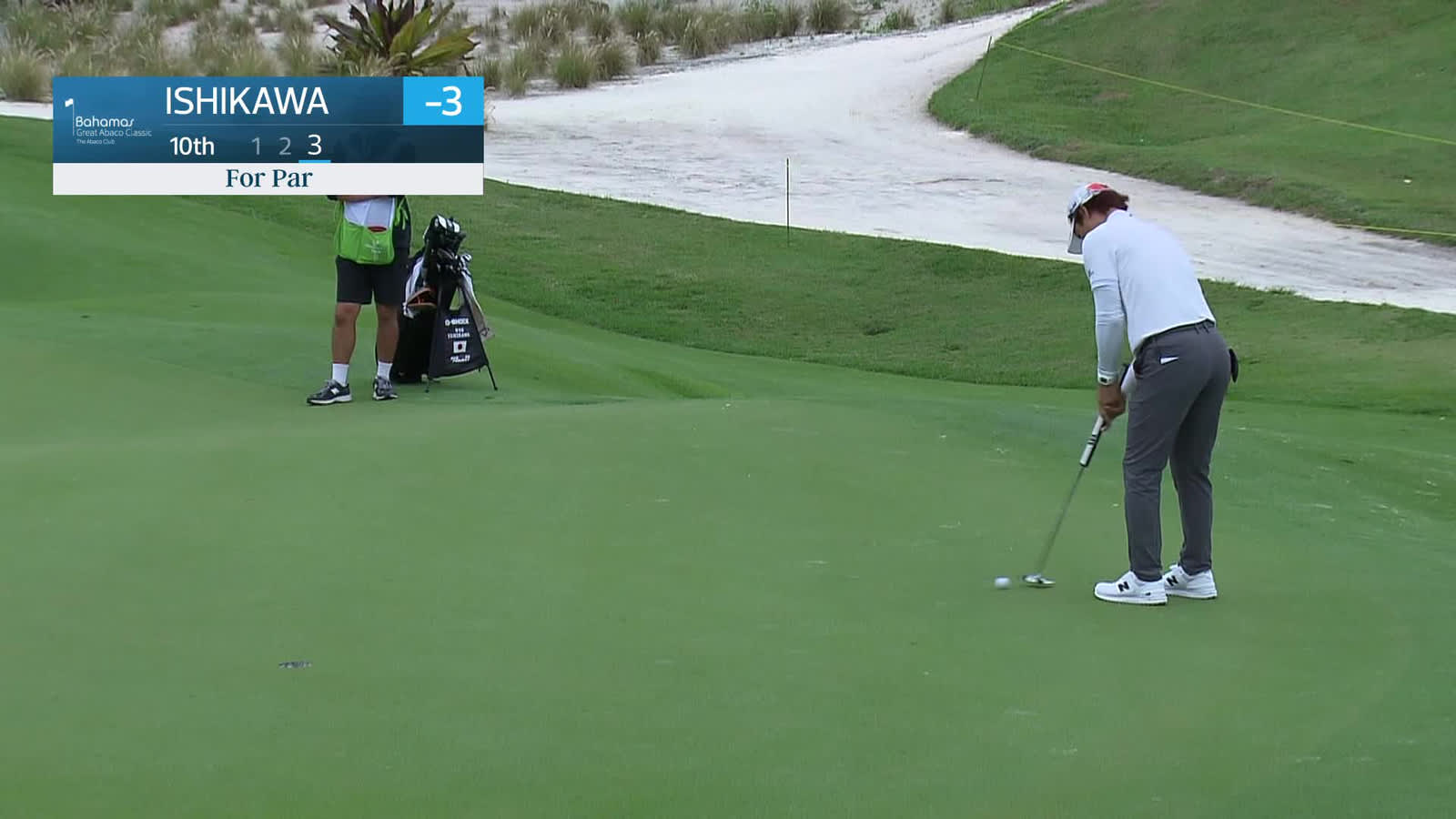 Ryo Ishikawa | Round 2 | 10th hole | Shot 3 | 2026 Great Abaco Classic