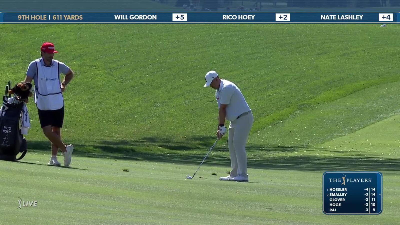 Rico Hoey | Round 1 | 9th hole | Shot 3 | 2025 THE PLAYERS