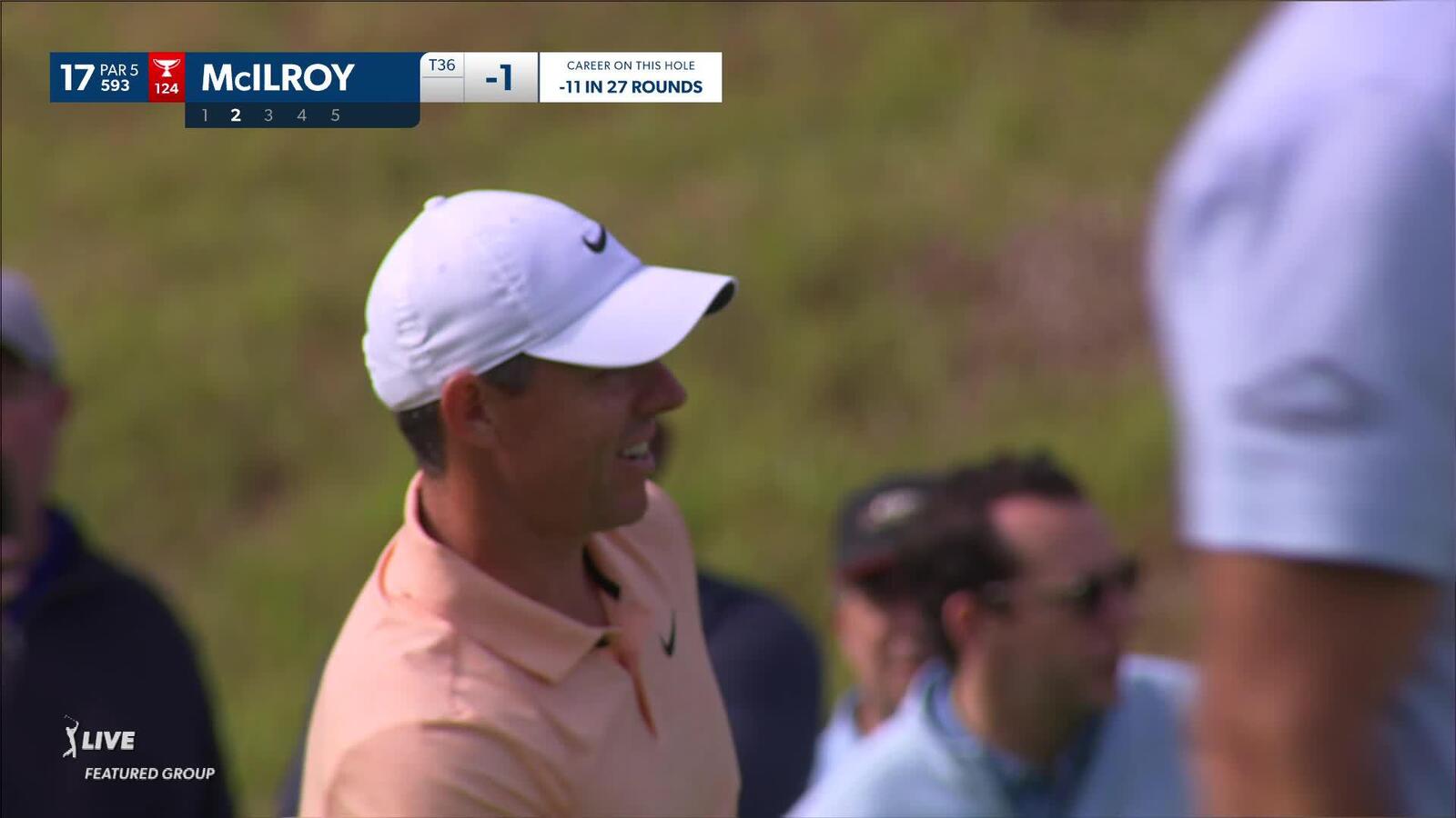 Rory McIlroy | 2024 Genesis | Round 2 | 17th hole | Shot 2