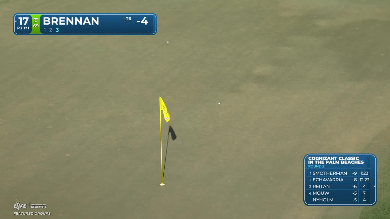 Michael Brennan | Round 2 | 17th hole | Shot 3 | 2026 Cognizant Classic