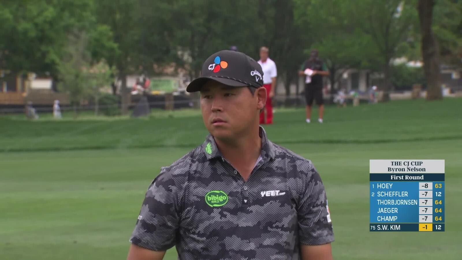 Si Woo Kim | Round 1 | 13th hole | Shot 2 | 2025 THE CJ CUP