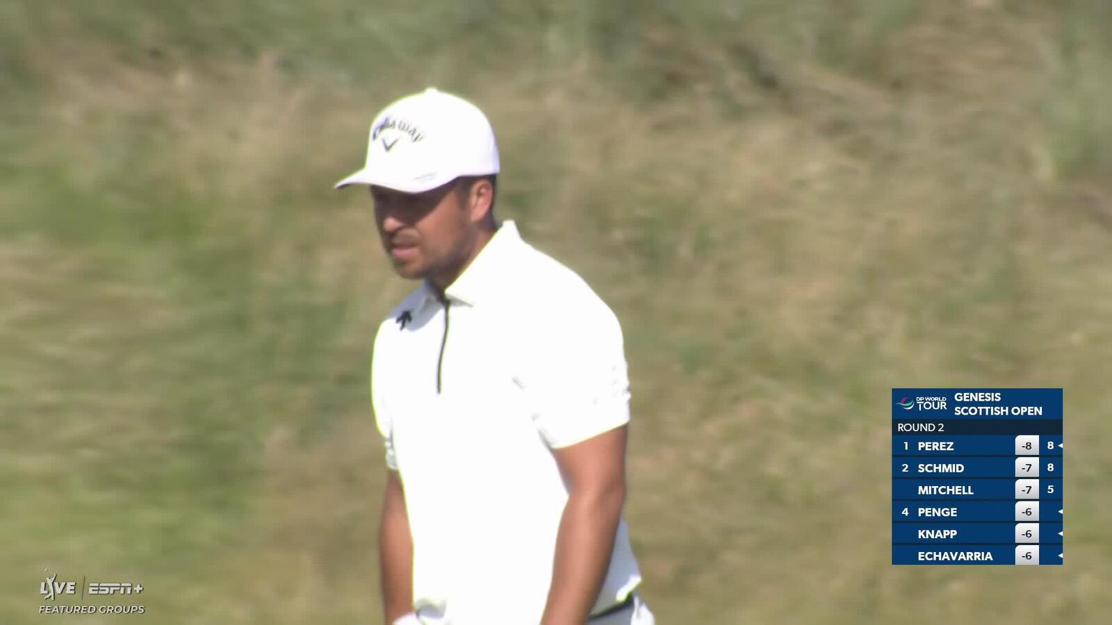 Xander Schauffele | Round 2 | 13th hole | Shot 2 | 2025 Genesis Scottish Open
