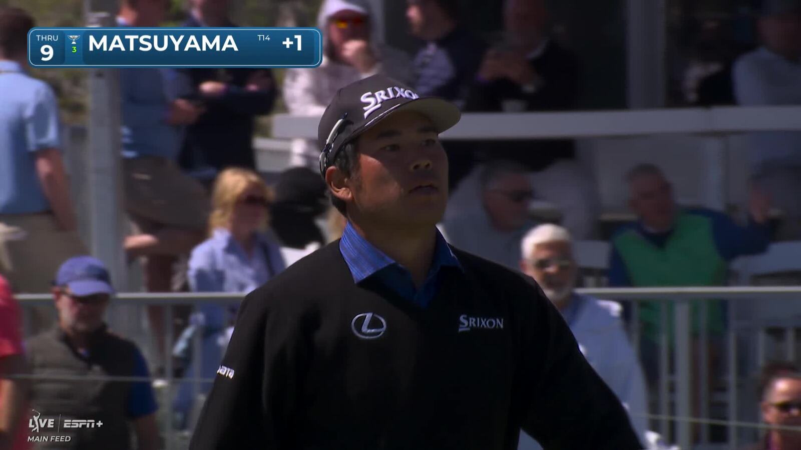 Hideki Matsuyama | Round 1 | 9th hole | Shot 4 | 2025 Arnold Palmer