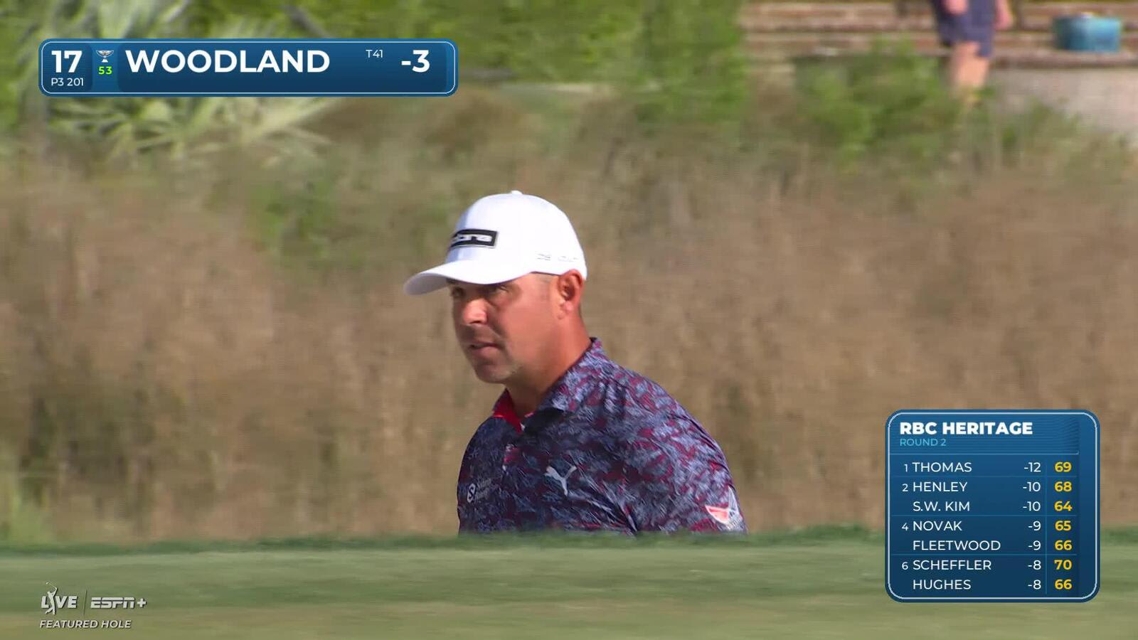 Gary Woodland | Round 2 | 17th hole | Shot 2 | 2025 RBC Heritage