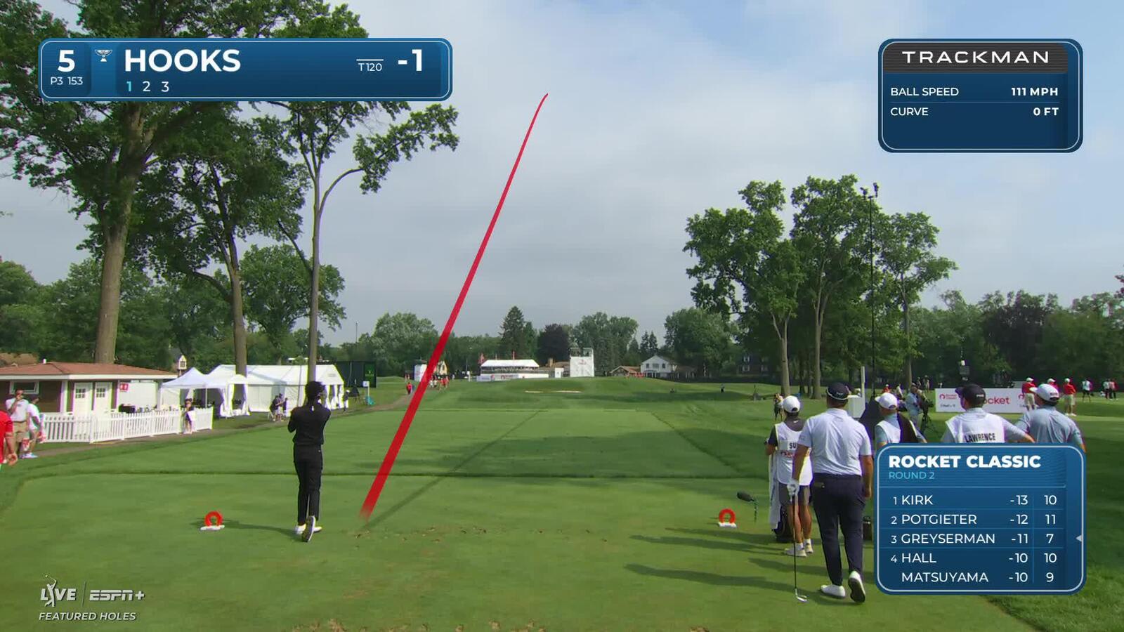 Joe Hooks | Round 2 | 5th hole | Shot 1 | 2025 Rocket Classic