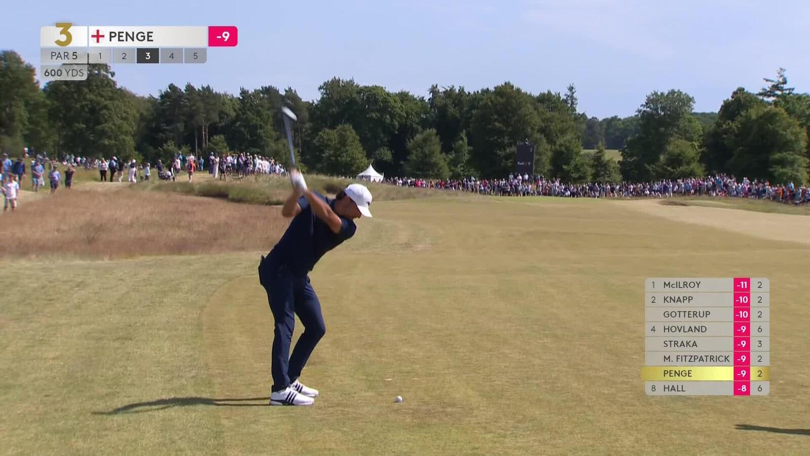 Marco Penge | Round 4 | 3rd hole | Shot 3 | 2025 Genesis Scottish Open