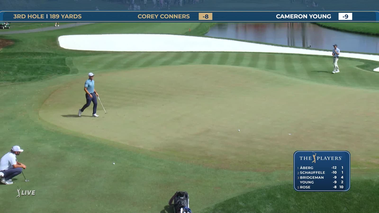 Corey Conners | Round 3 | 3rd hole | Shot 3 | 2026 THE PLAYERS