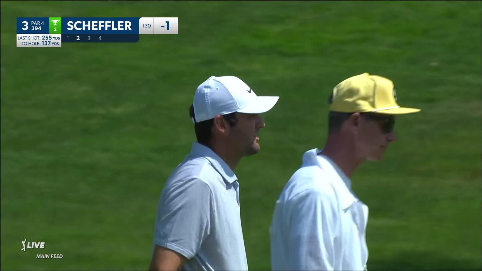 Scottie Scheffler | 2023 the Memorial | Round 4 | 3rd hole | Shot 2