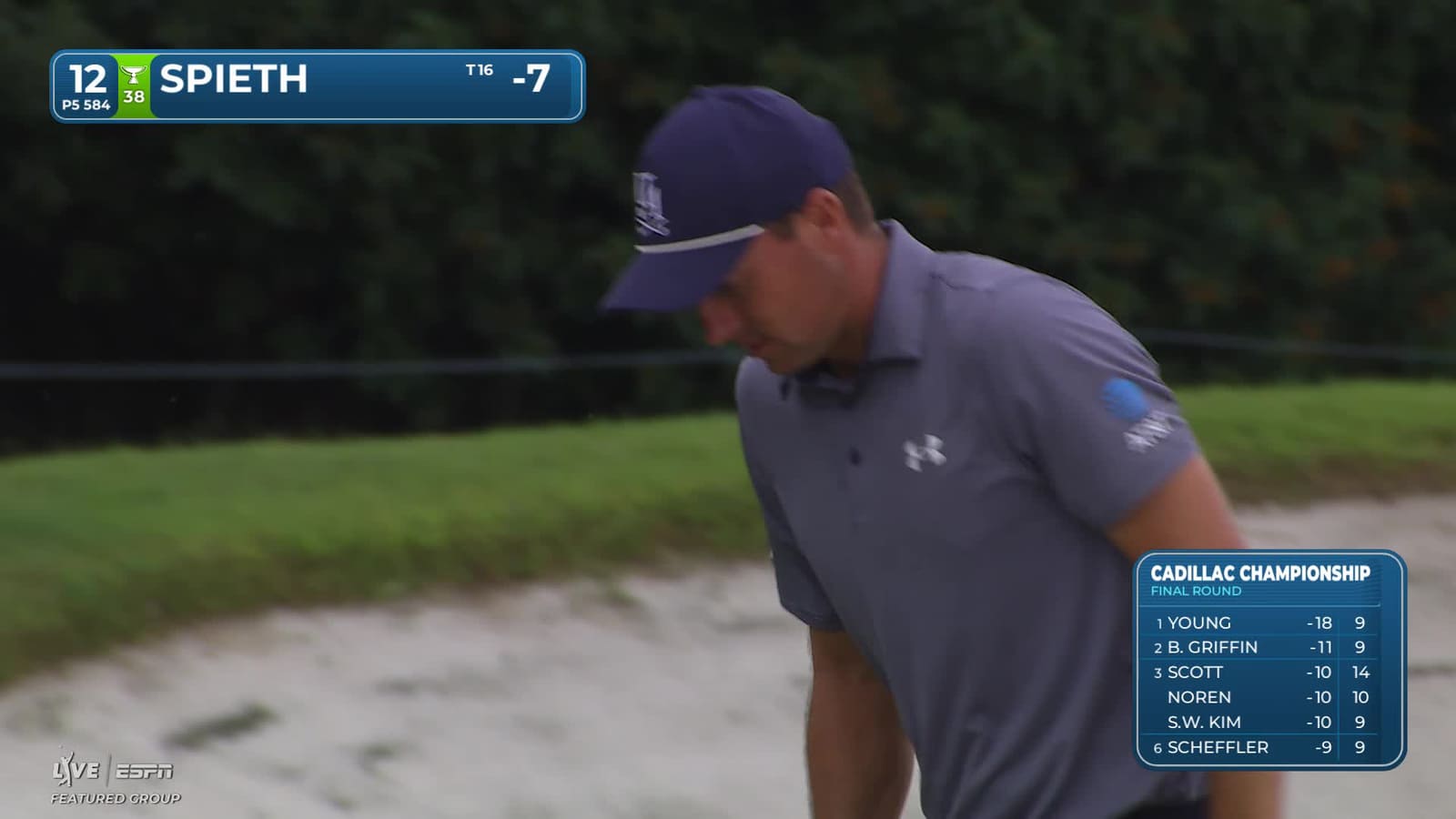 Jordan Spieth | Round 4 | 12th hole | Shot 3 | 2026 Cadillac