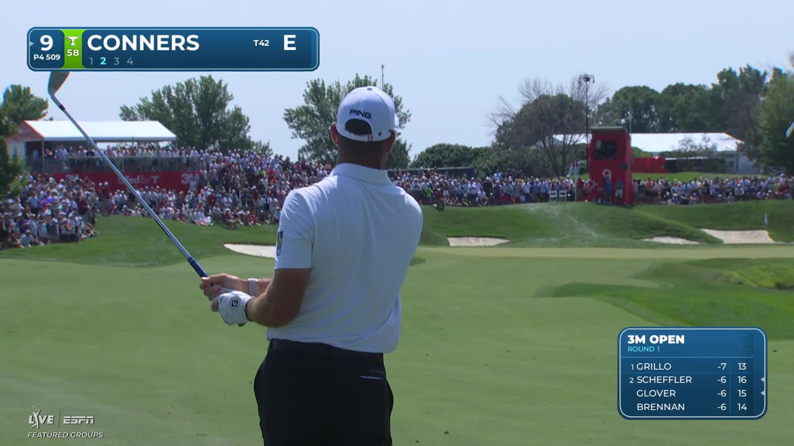 Corey Conners | Round 1 | 9th hole | Shot 2 | 2026 3M Open
