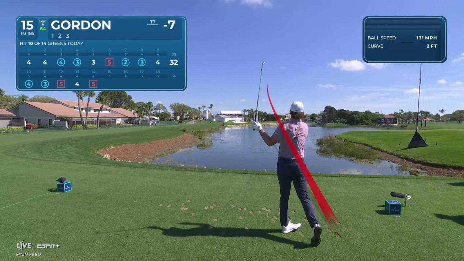 Will Gordon | Round 2 | 15th hole | Shot 1 | 2025 Cognizant Classic