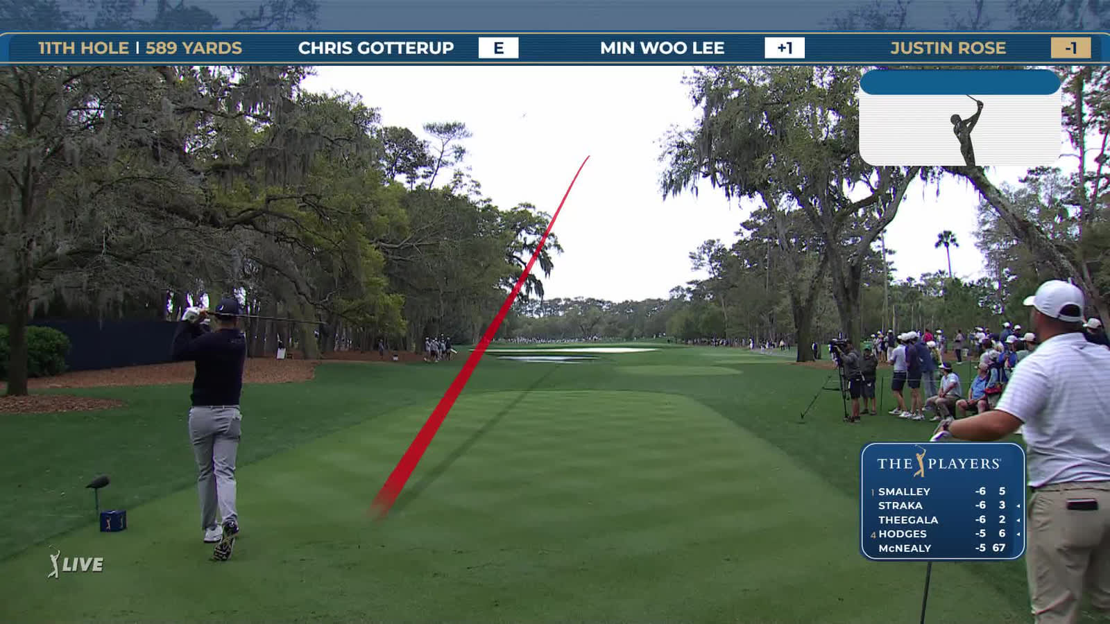 Justin Rose | Round 2 | 11th hole | Shot 1 | 2026 THE PLAYERS