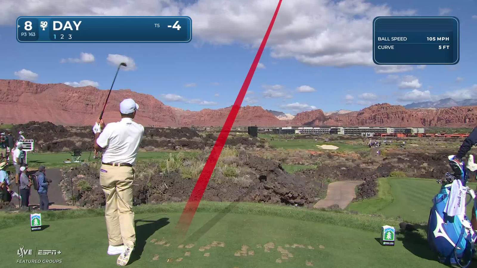 Jason Day | Round 1 | 8th hole | Shot 1 | 2025 Bank of Utah