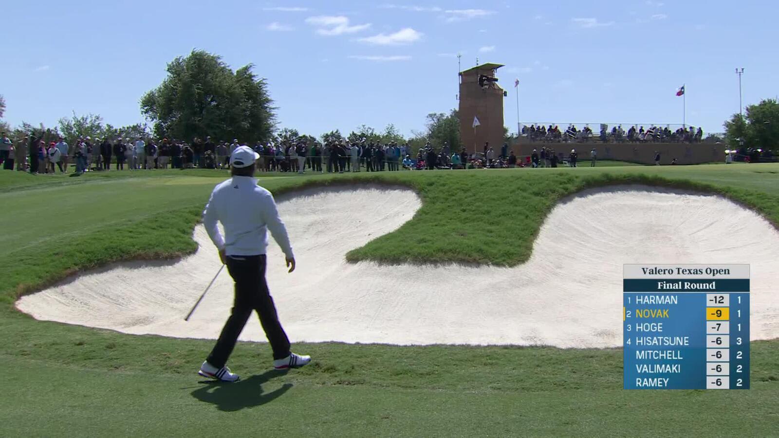 Andrew Novak | Round 4 | 2nd hole | Shot 3 | 2025 Valero