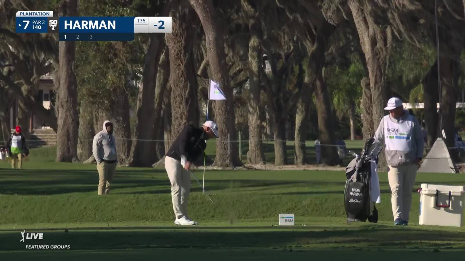Brian Harman | Round 2 | 7th hole | Shot 1 | 2024 The RSM Classic