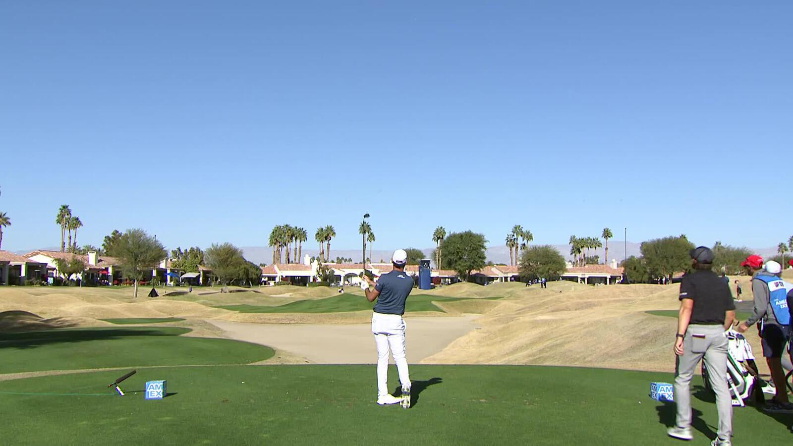 Kristoffer Ventura | Round 4 | 4th hole | Shot 1 | 2025 The American Express