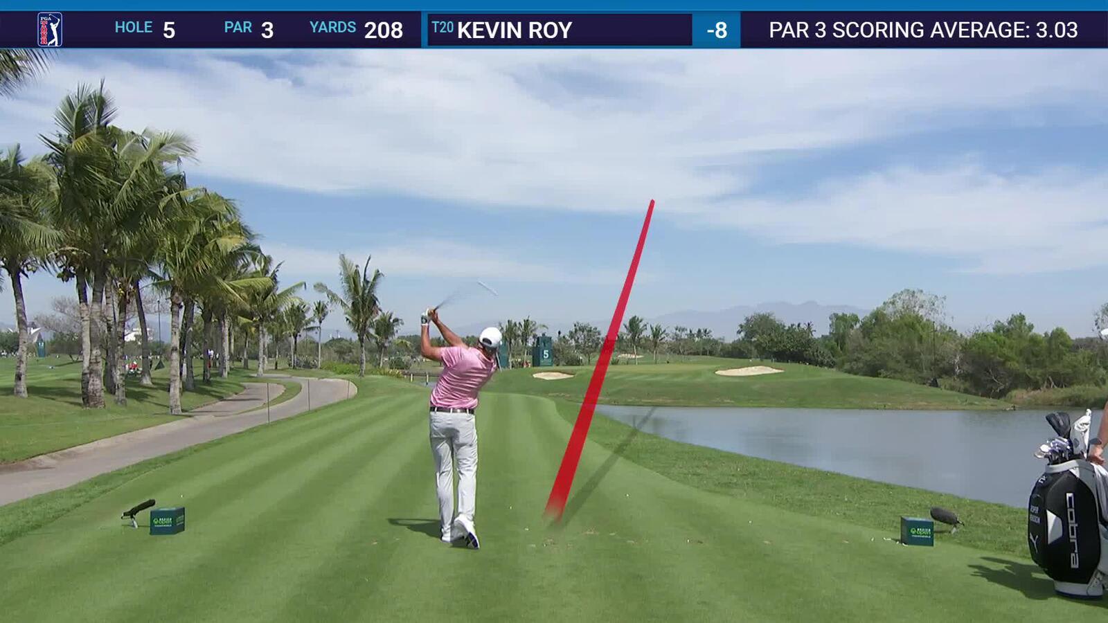 Kevin Roy | Round 3 | 5th hole | Shot 1 | 2025 Mexico Open