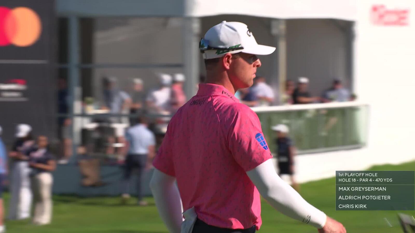 Max Greyserman | Playoff 1 | 18th hole | Shot 4 | 2025 Rocket Classic