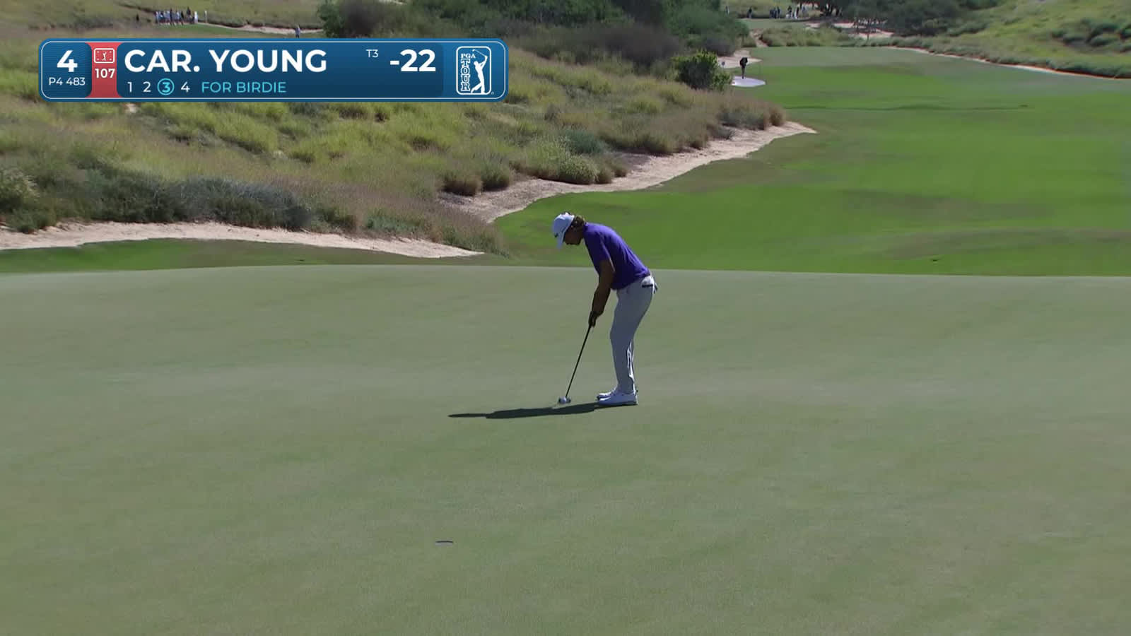 Carson Young | Round 4 | 4th hole | Shot 3 | 2025 World Wide Technology