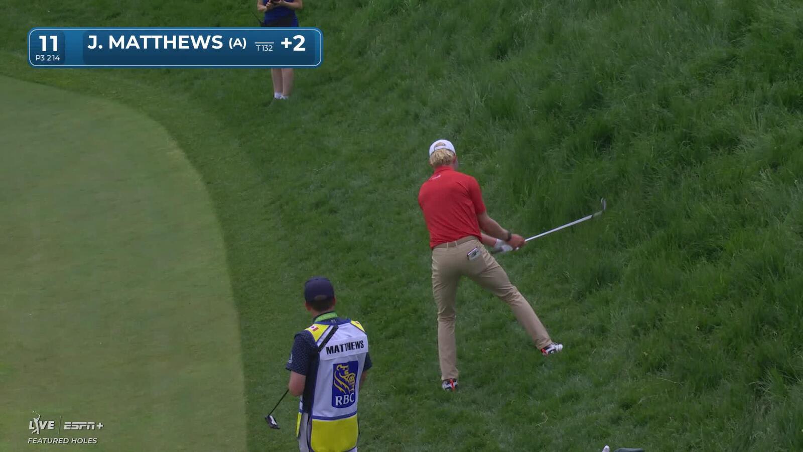 Justin Matthews | Round 2 | 11th hole | Shot 4 | 2025 RBC Canadian