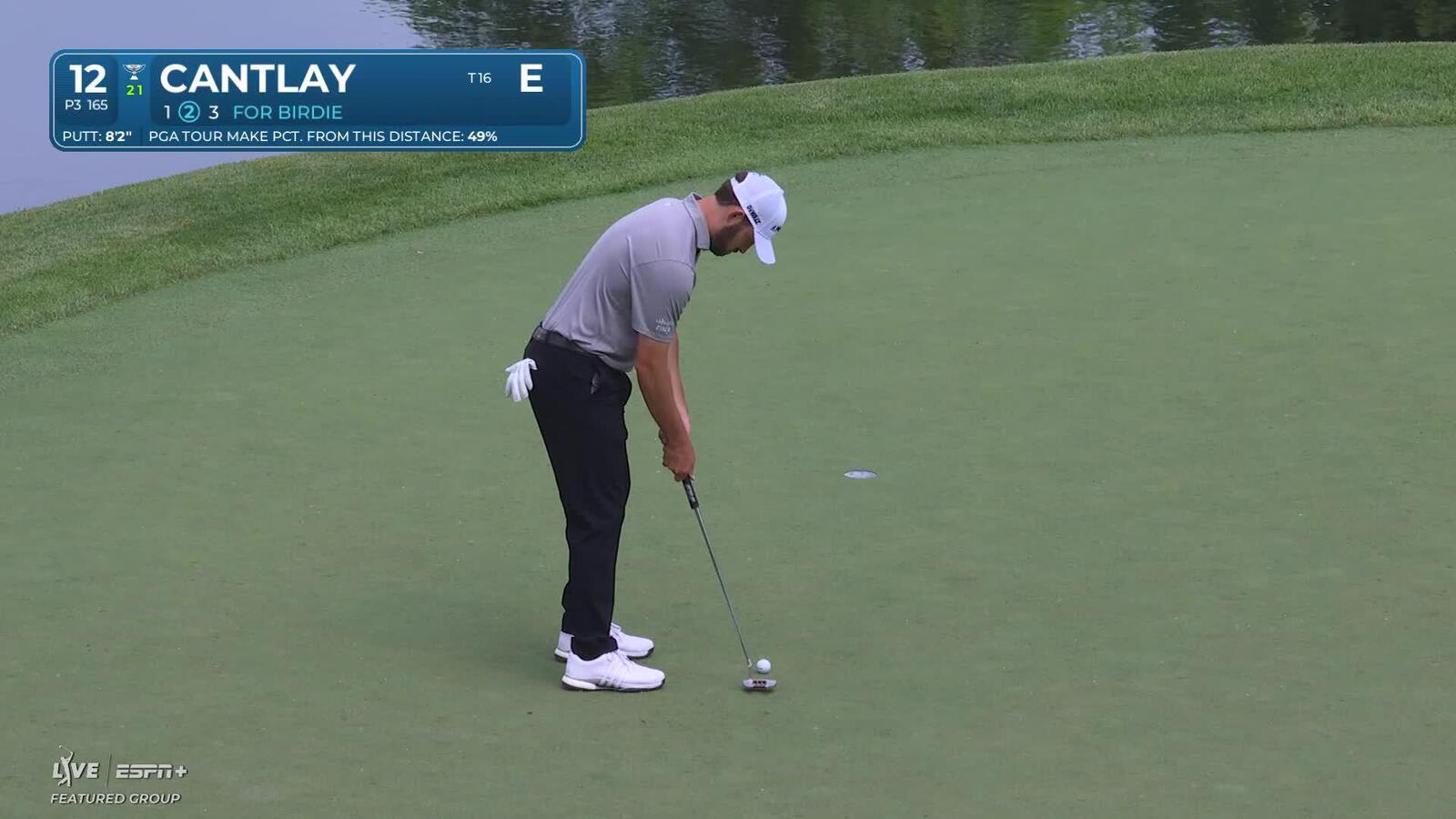 Patrick Cantlay | Round 1 | 12th hole | Shot 2 | 2025 the Memorial