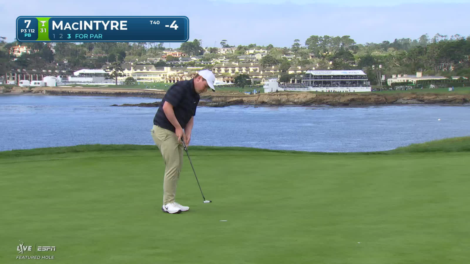 Robert MacIntyre | Round 2 | 7th hole | Shot 3 | 2026 AT&T Pebble Beach
