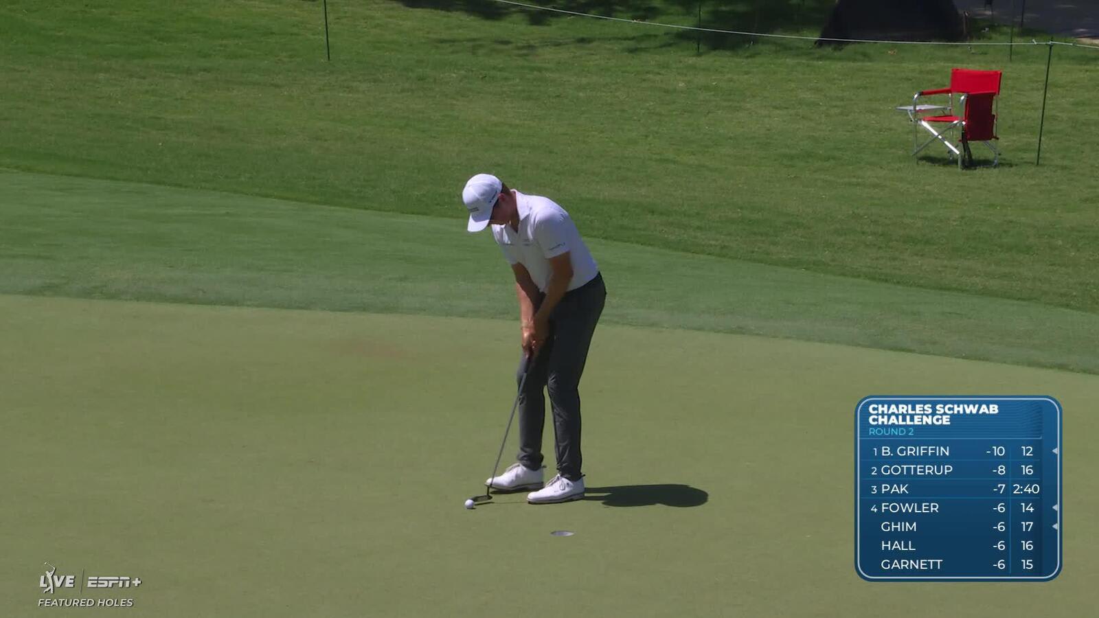 Ben Griffin | Round 2 | 4th hole | Shot 3 | 2025 Charles Schwab