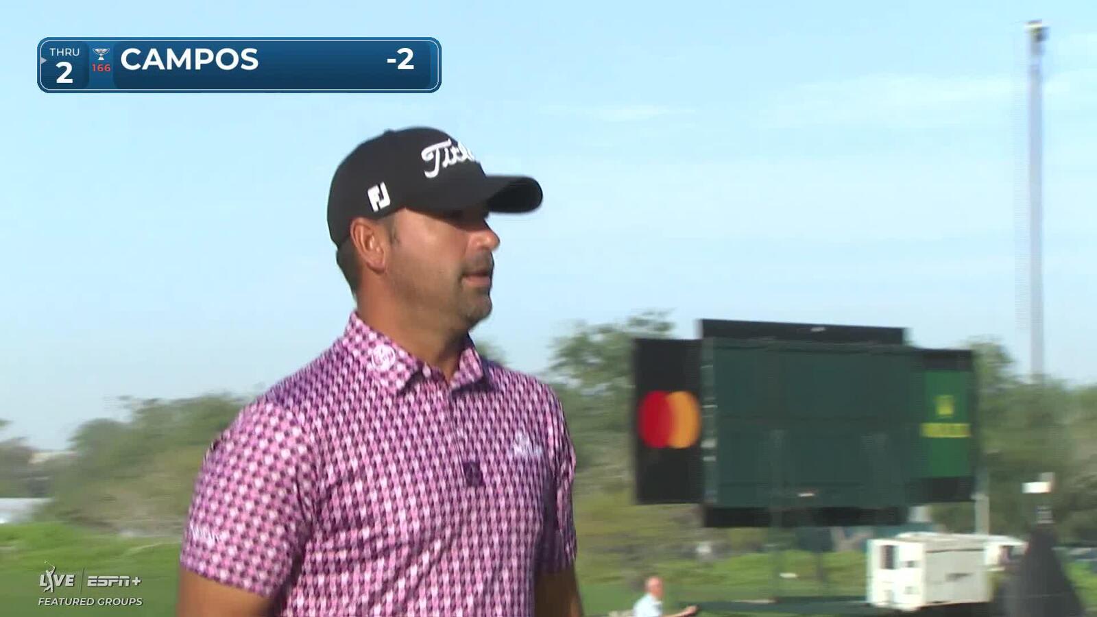 Rafael Campos | Round 2 | 11th hole | Shot 3 | 2025 Mexico Open