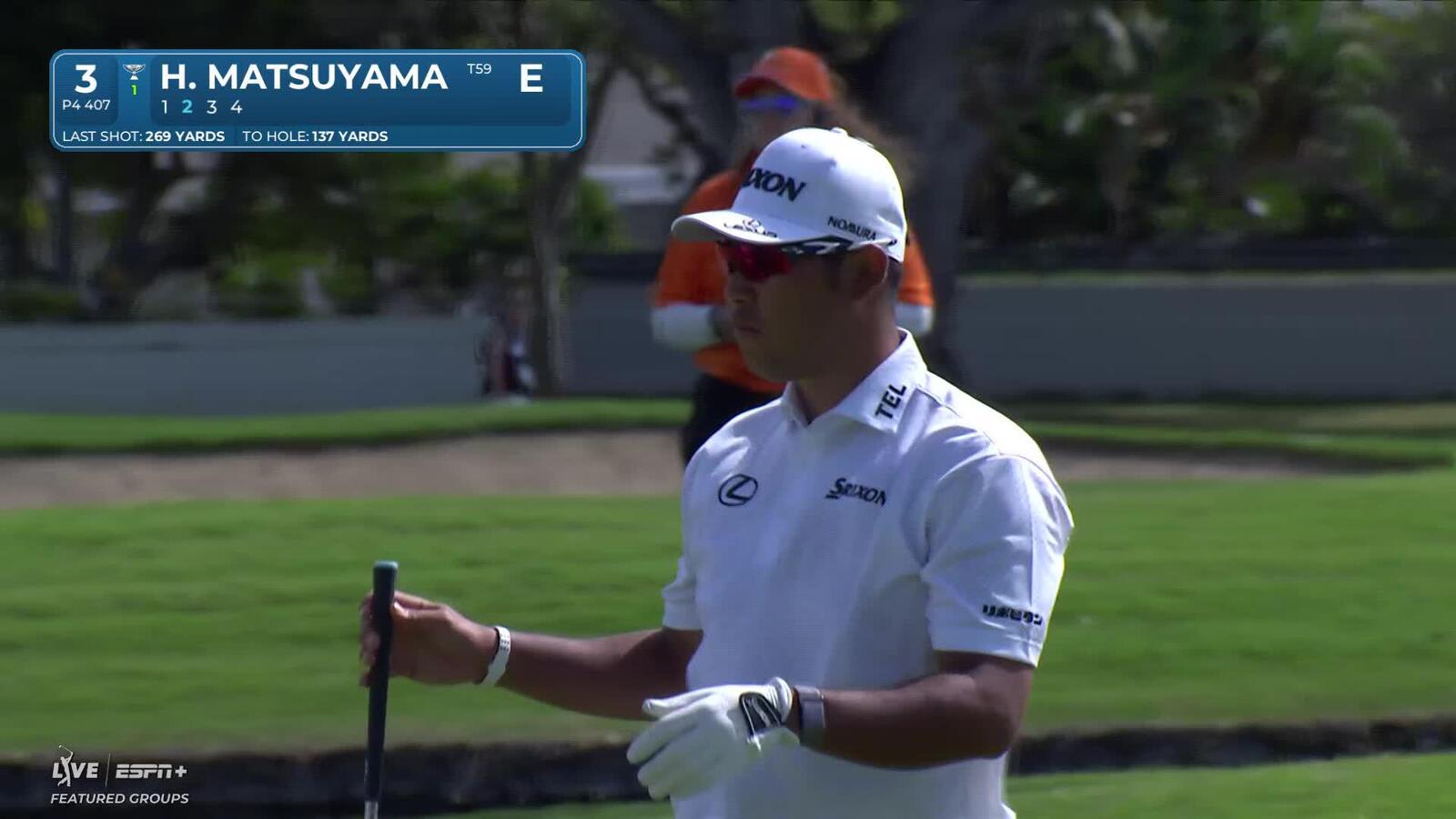Hideki Matsuyama | Round 1 | 3rd hole | Shot 2 | 2025 Sony Open