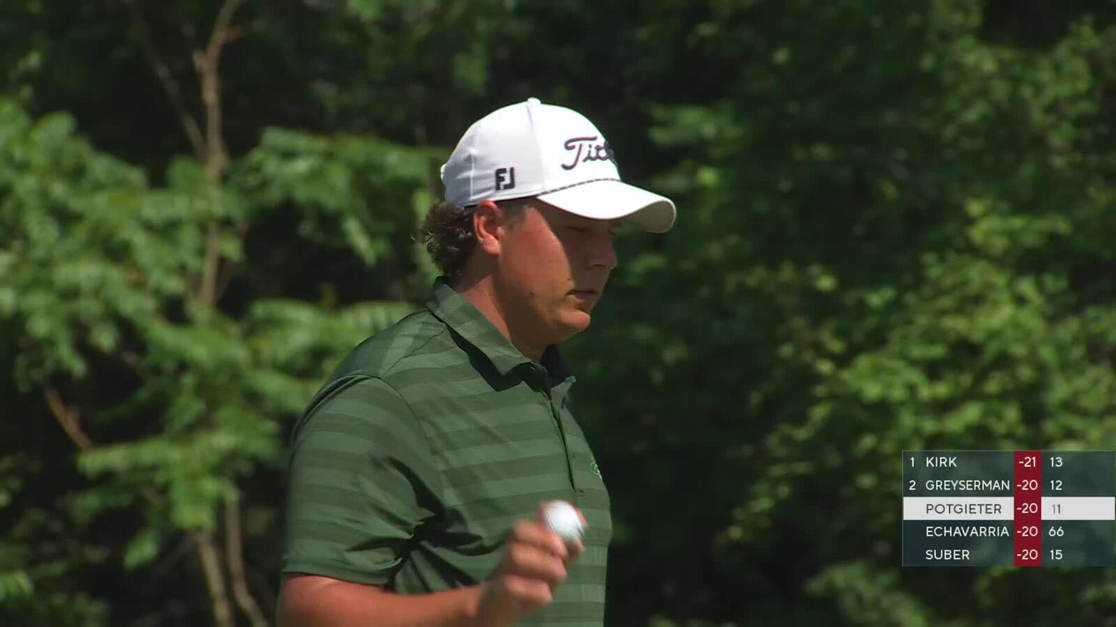 Aldrich Potgieter | Round 4 | 12th hole | Shot 4 | 2025 Rocket Classic