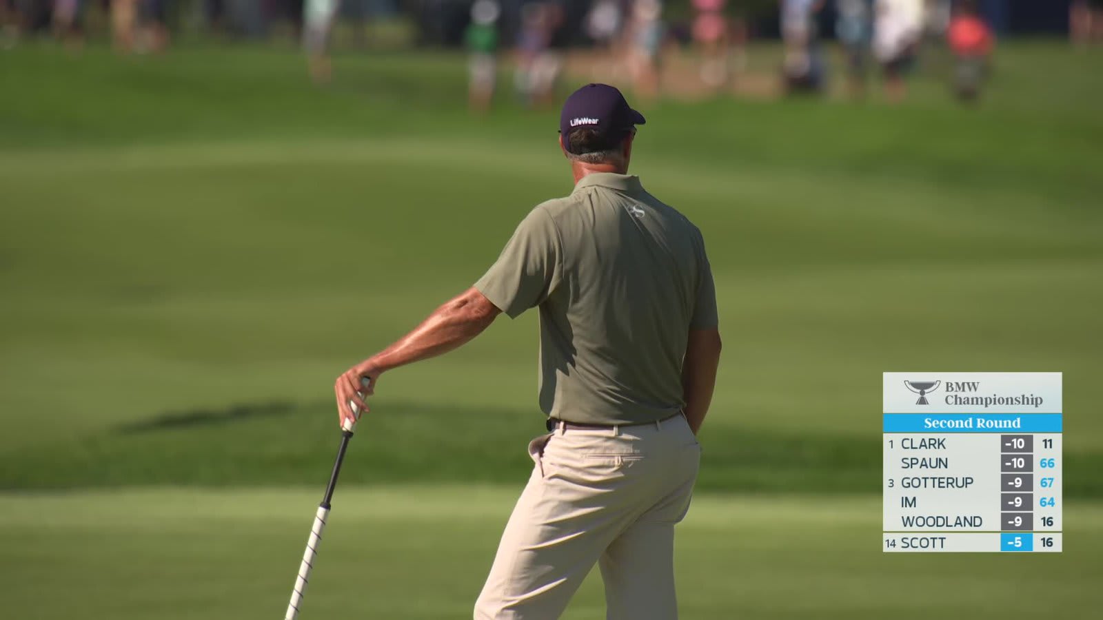 Adam Scott | Round 2 | 17th hole | Shot 5 | 2026 BMW Championship