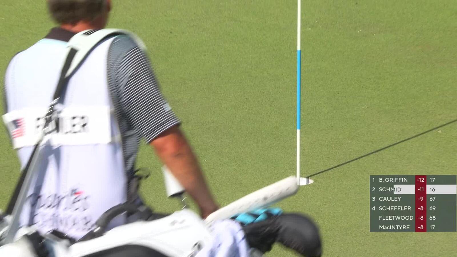 Matti Schmid | Round 4 | 17th hole | Shot 4 | 2025 Charles Schwab