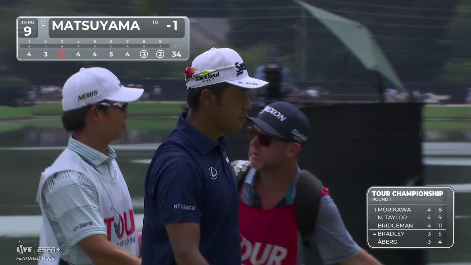 Hideki Matsuyama | Round 1 | 9th hole | Shot 2 | 2025 TOUR Championship