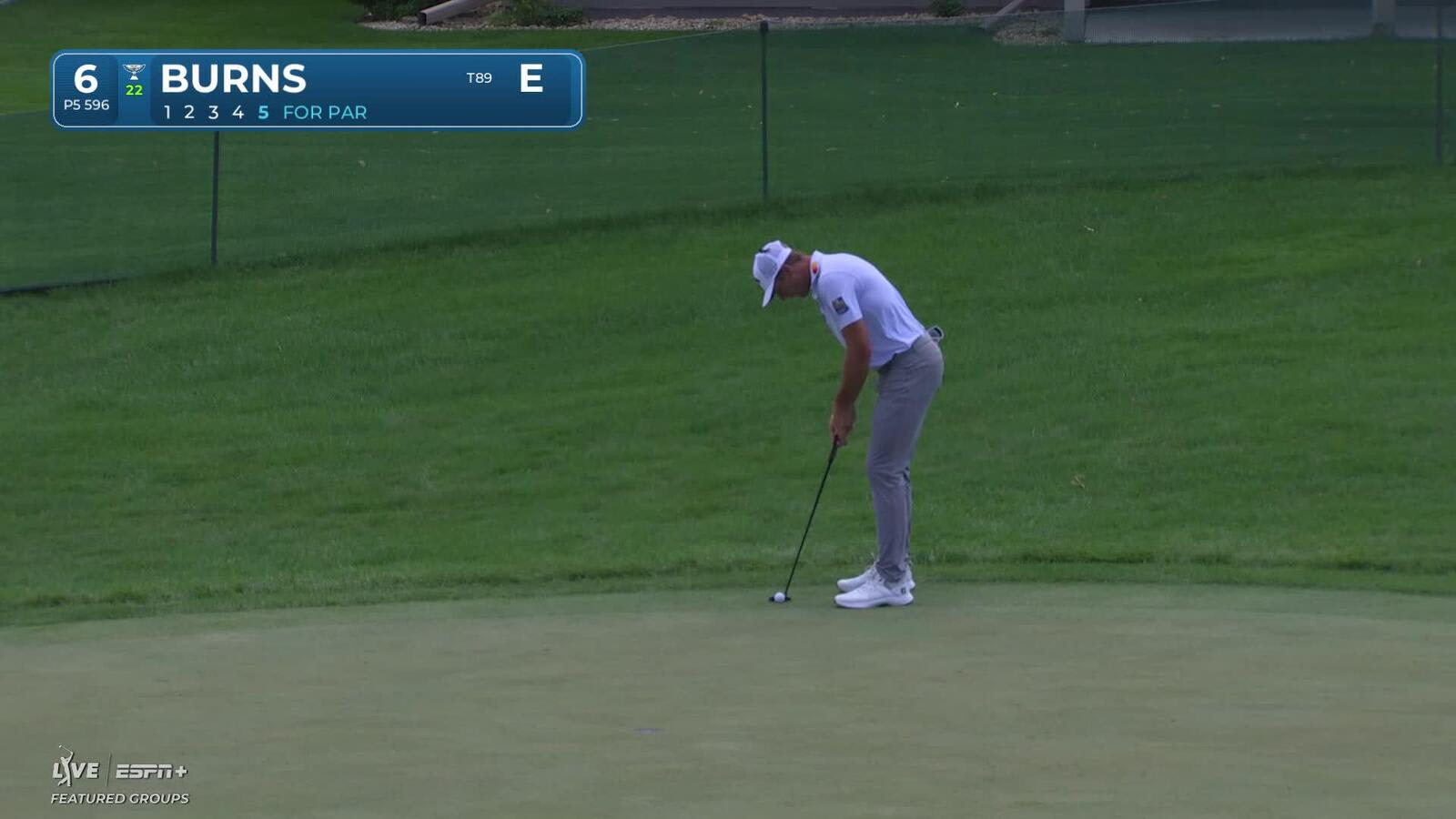 Sam Burns | Round 1 | 6th hole | Shot 6 | 2025 3M Open