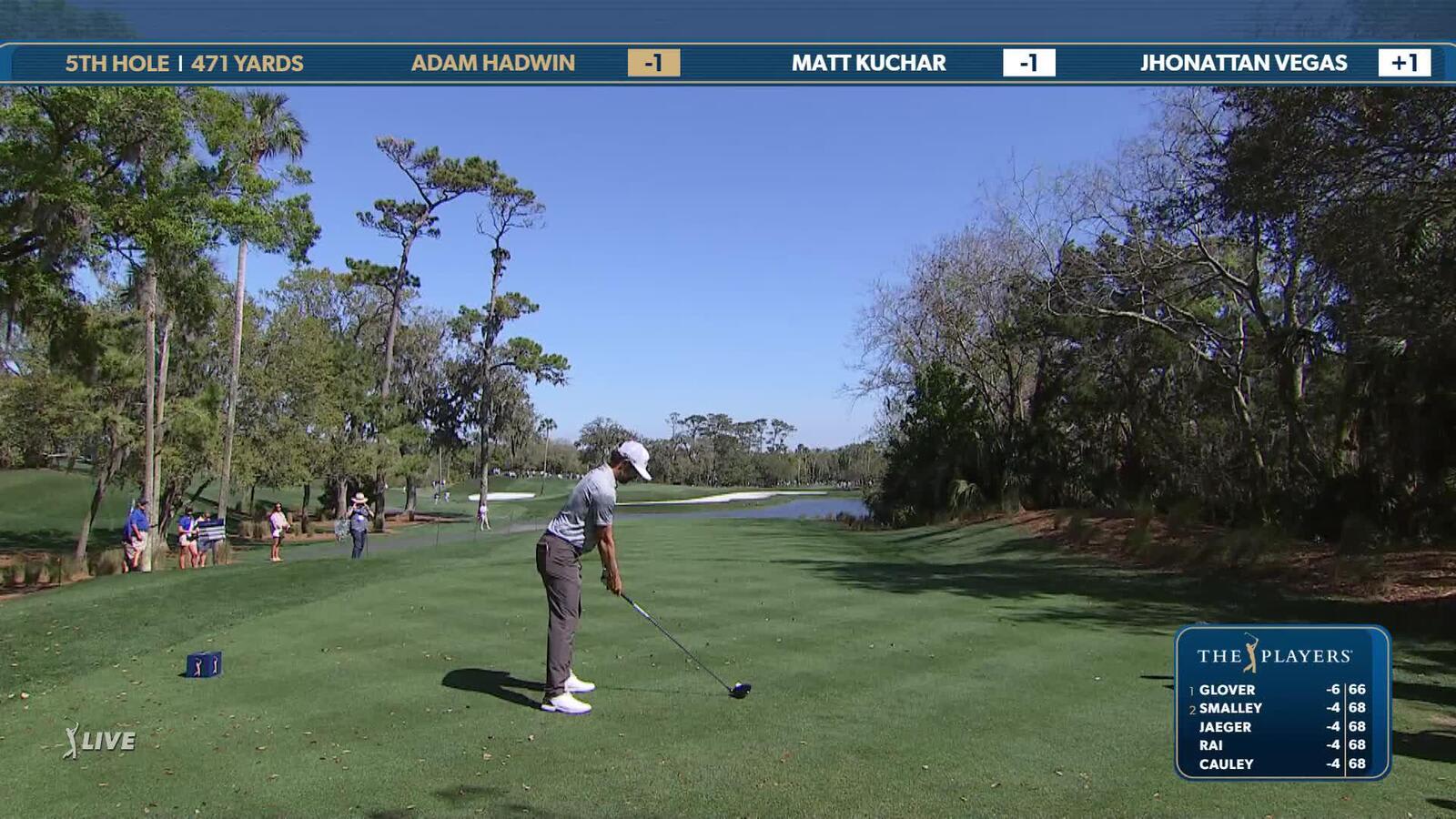 Adam Hadwin | Round 1 | 5th hole | Shot 1 | 2025 THE PLAYERS