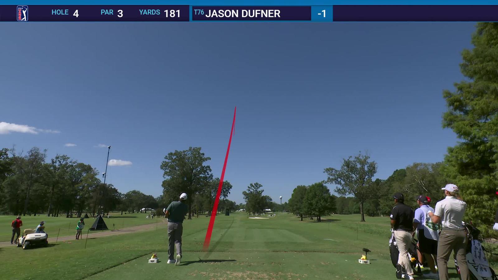 Jason Dufner | Round 2 | 4th hole | Shot 1 | 2025 Sanderson Farms