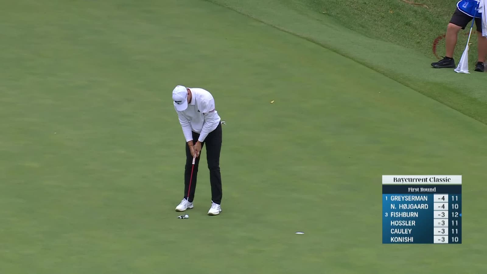 Nicolai Højgaard | Round 1 | 11th hole | Shot 6 | 2025 Baycurrent