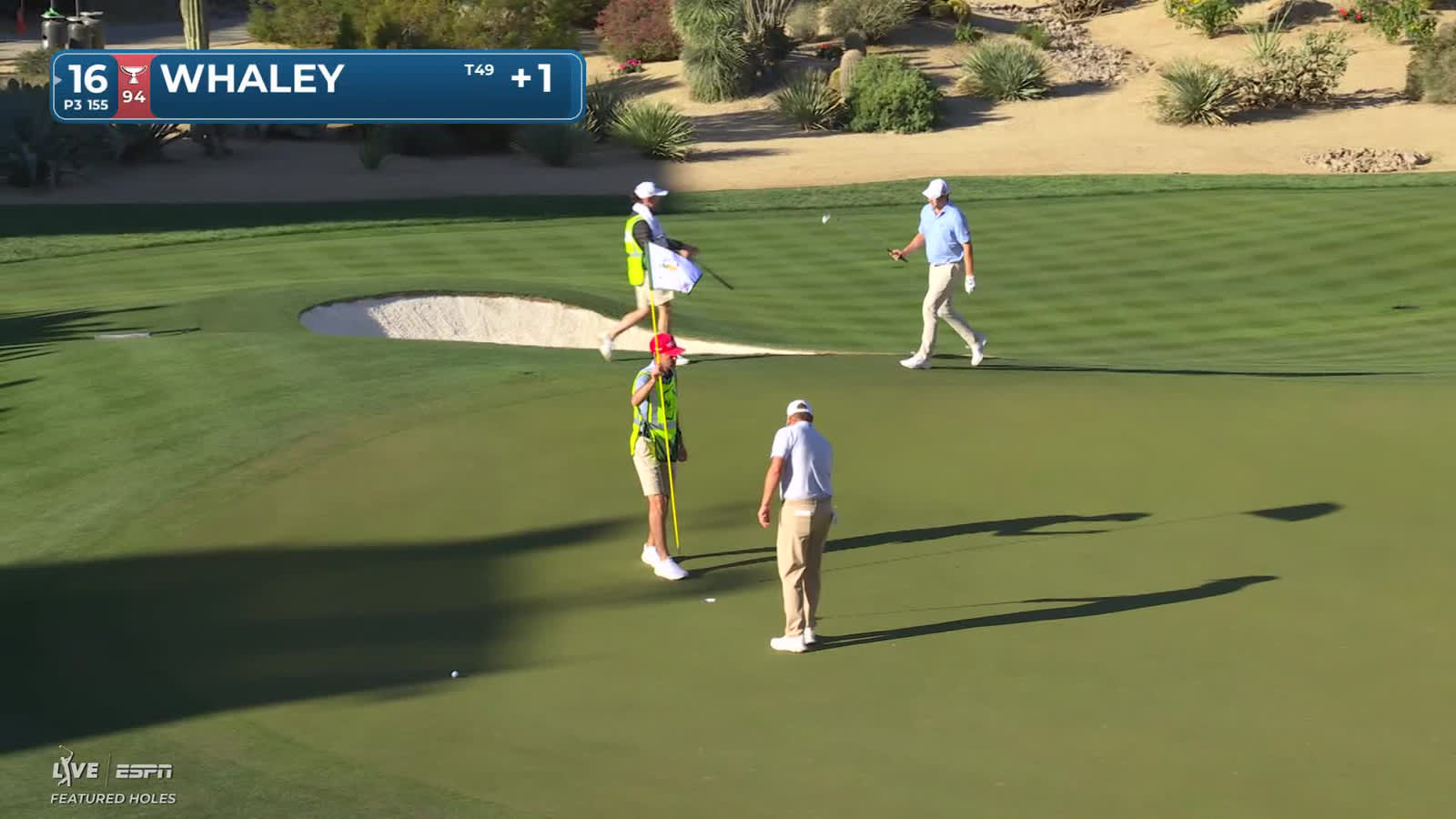 Vince Whaley | Round 1 | 16th hole | Shot 2 | 2026 WM Phoenix Open