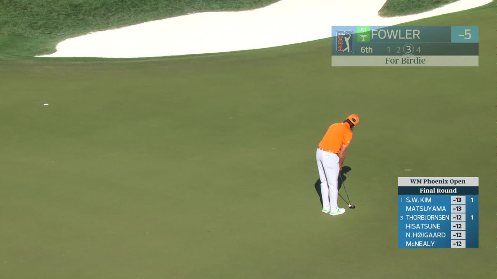 Rickie Fowler | Round 4 | 6th hole | Shot 3 | 2026 WM Phoenix Open