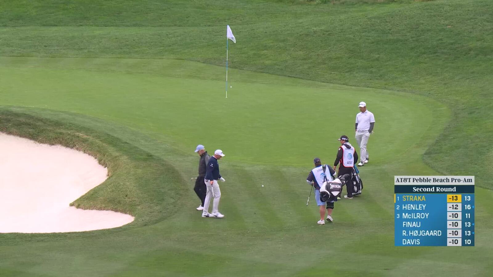 Sepp Straka | Round 2 | 14th hole | Shot 3 | 2025 AT&T Pebble Beach