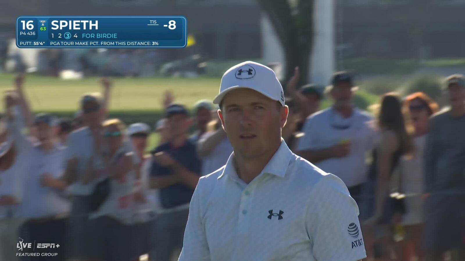 Jordan Spieth | Round 2 | 16th hole | Shot 3 | 2025 Cognizant Classic