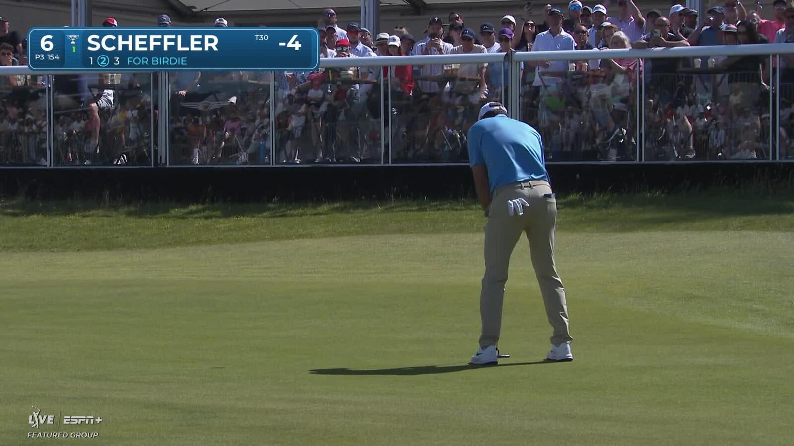 Scottie Scheffler | Round 3 | 6th hole | Shot 3 | 2025 Genesis Scottish Open
